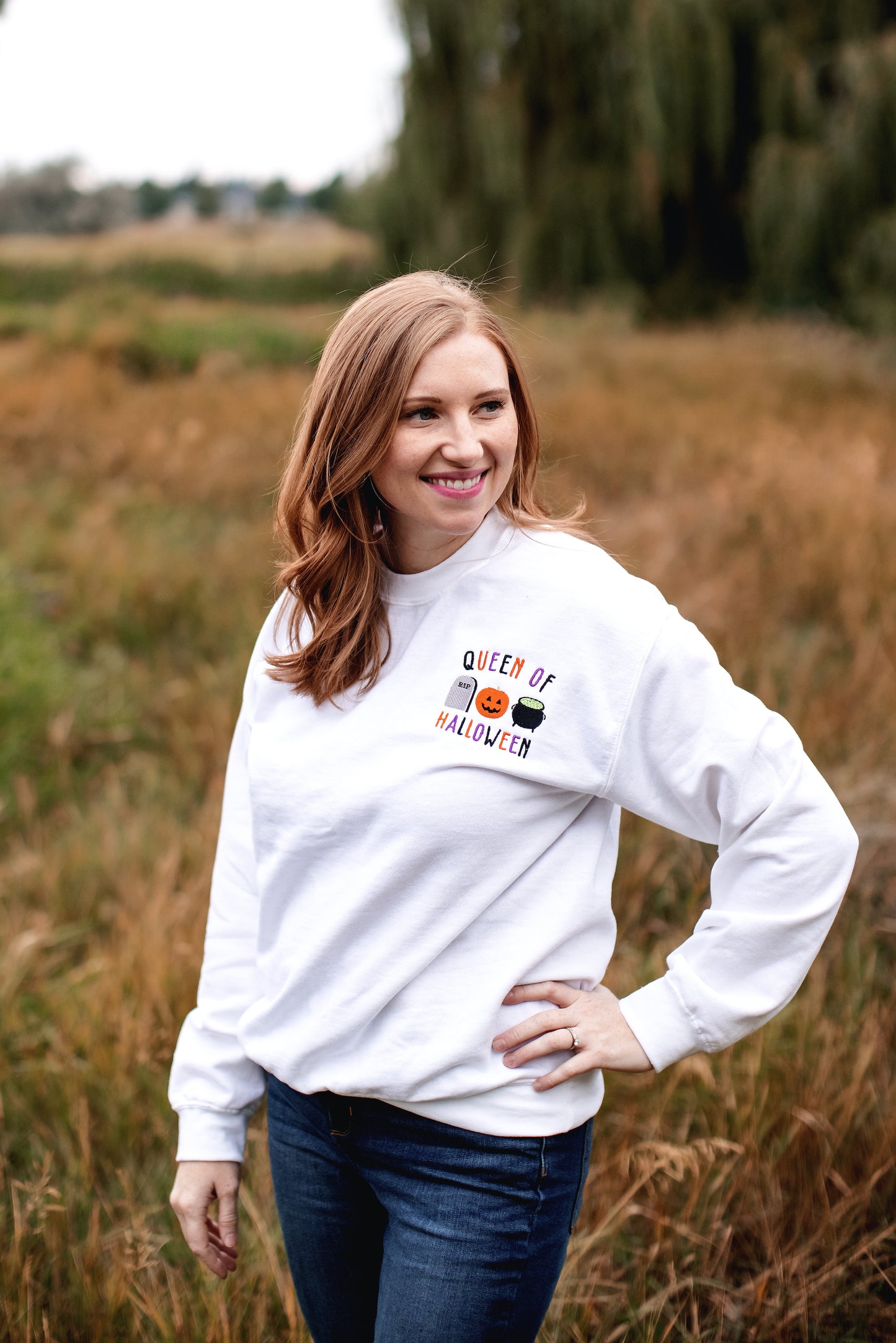 Queen of Halloween Sweatshirt
