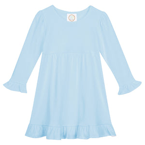 Long Sleeve Ruffle Dress YOUTH SIZES (additional colors available)