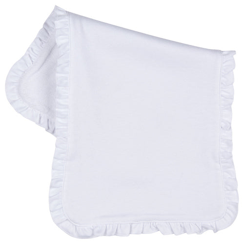 Ruffle Burp Cloth