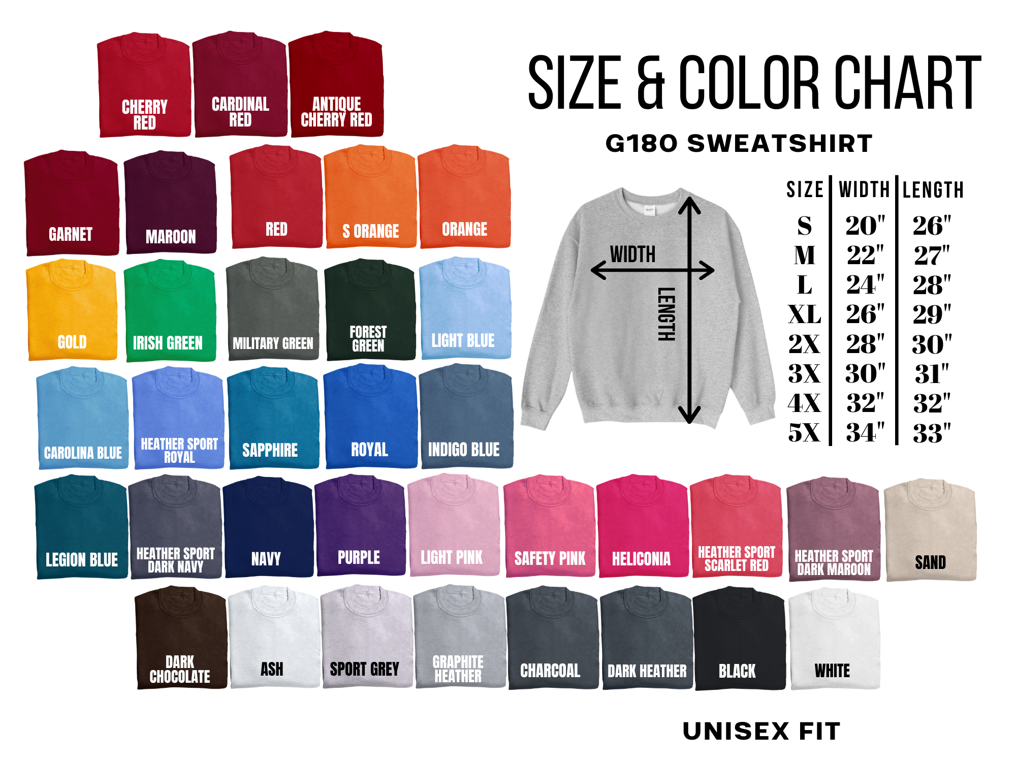 Upgrade Comfort Colors Shirt to Sweatshirt