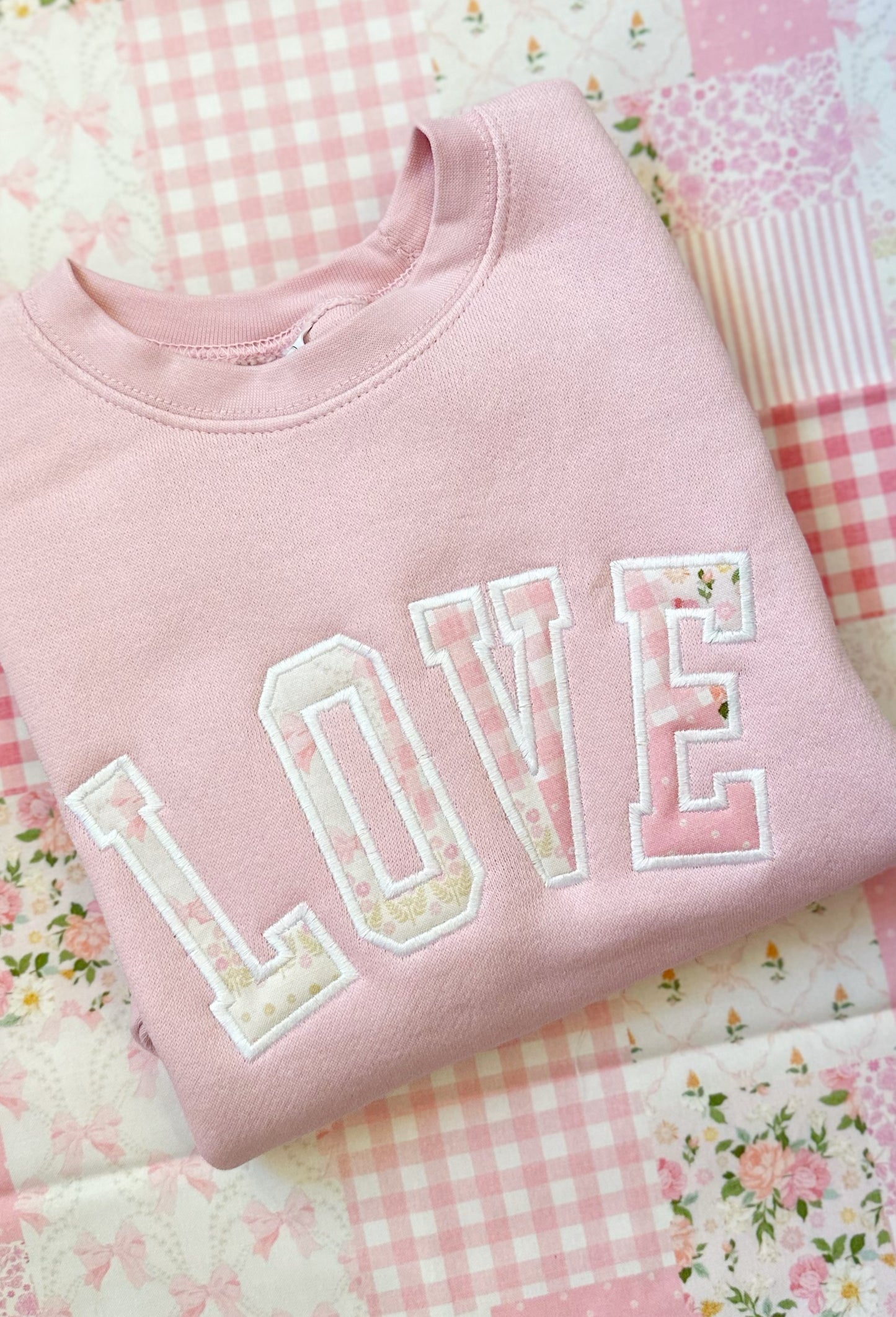 The Patchwork Valentine's Sweatshirt