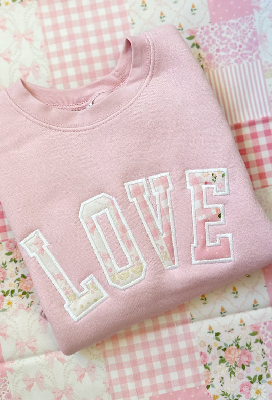 The Patchwork Valentine's Sweatshirt