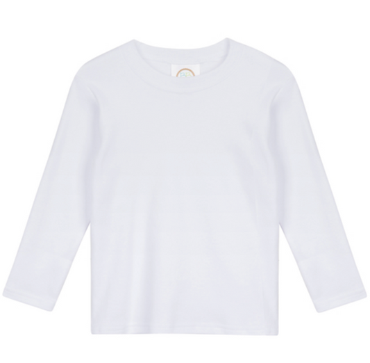 Boys Blank Long Sleeve Tee