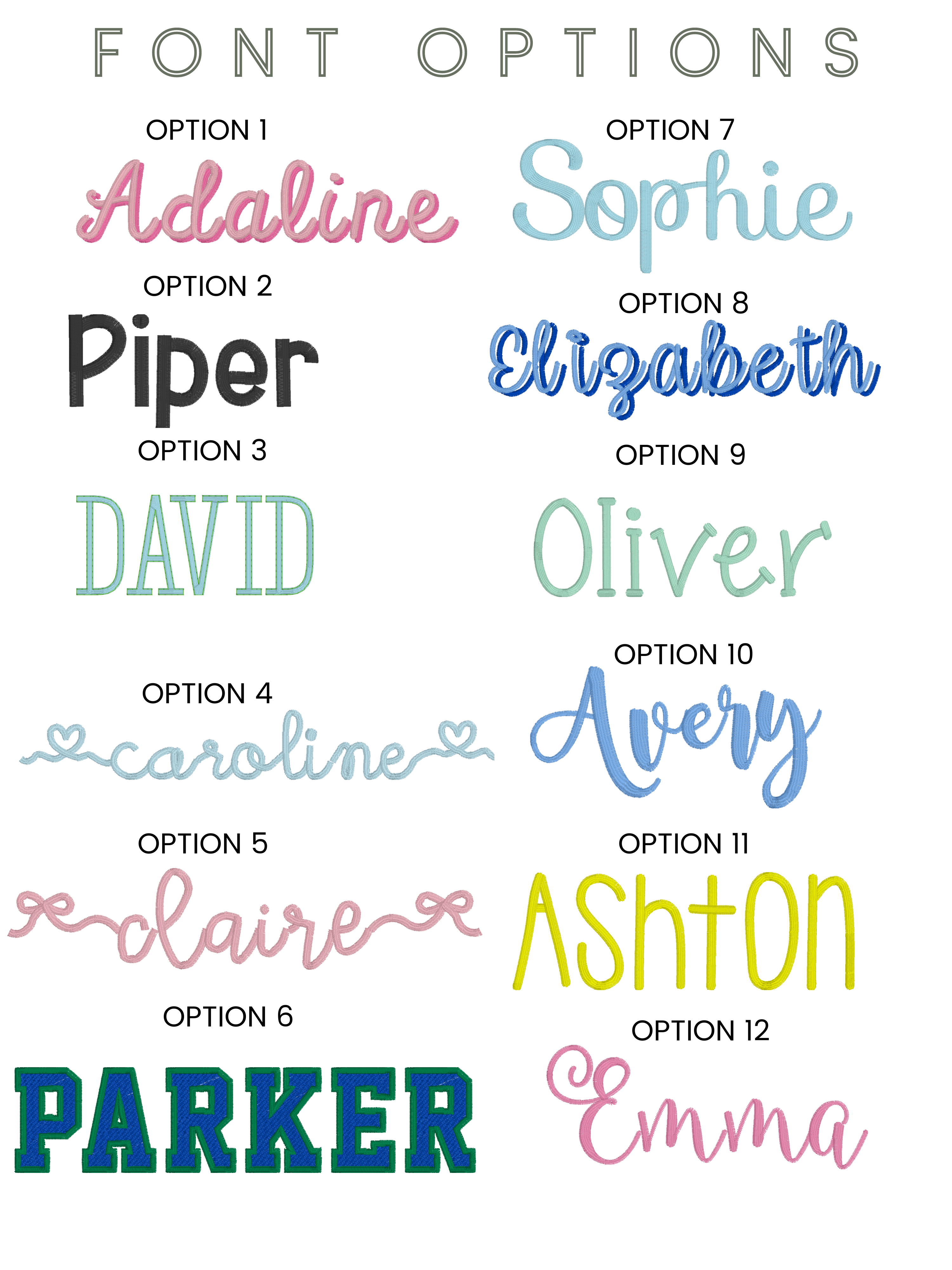 Font Styles