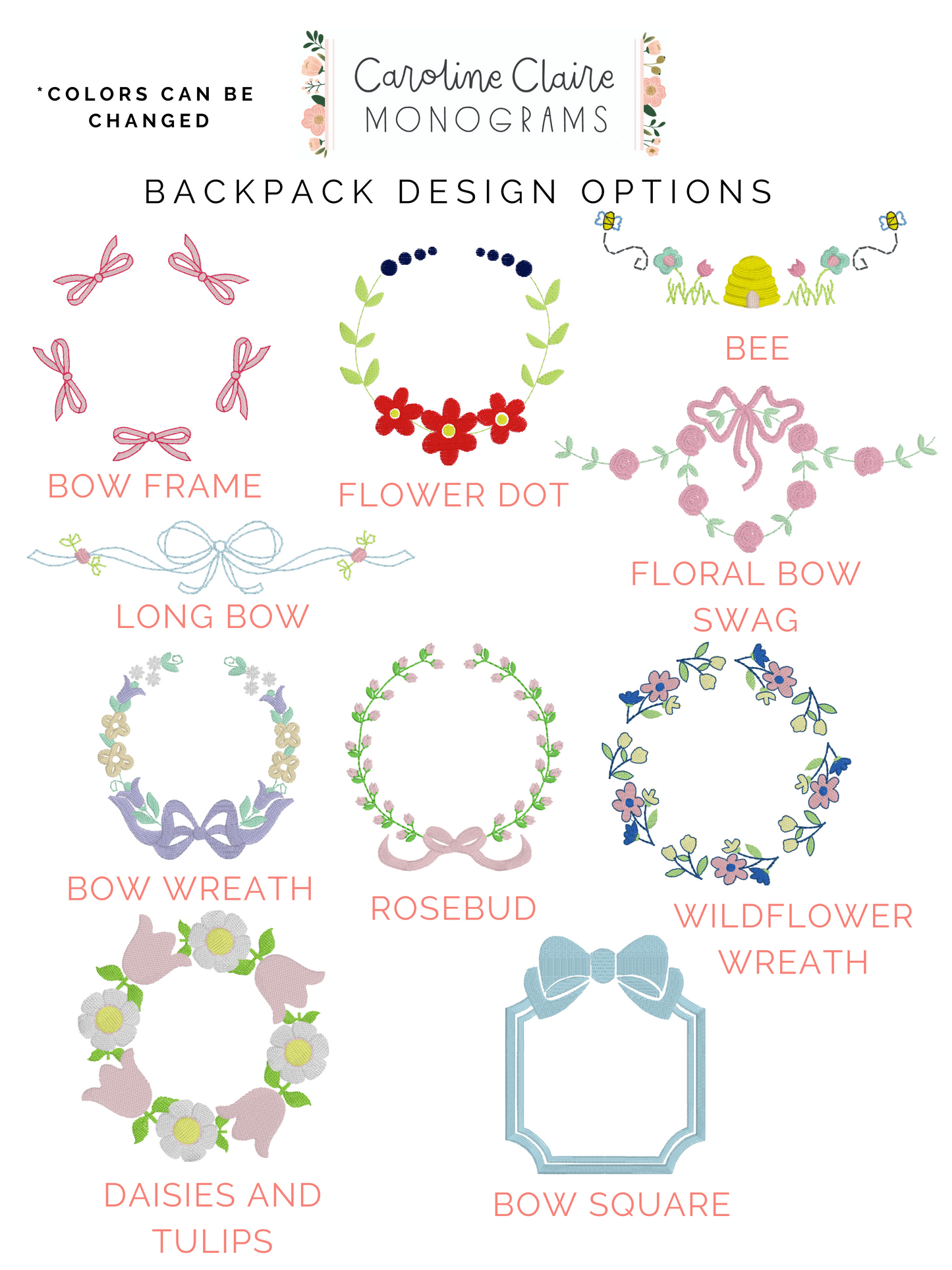 Personalized Seersucker Backpacks & Lunchboxes