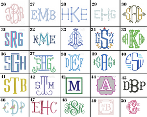 Monogram Styles