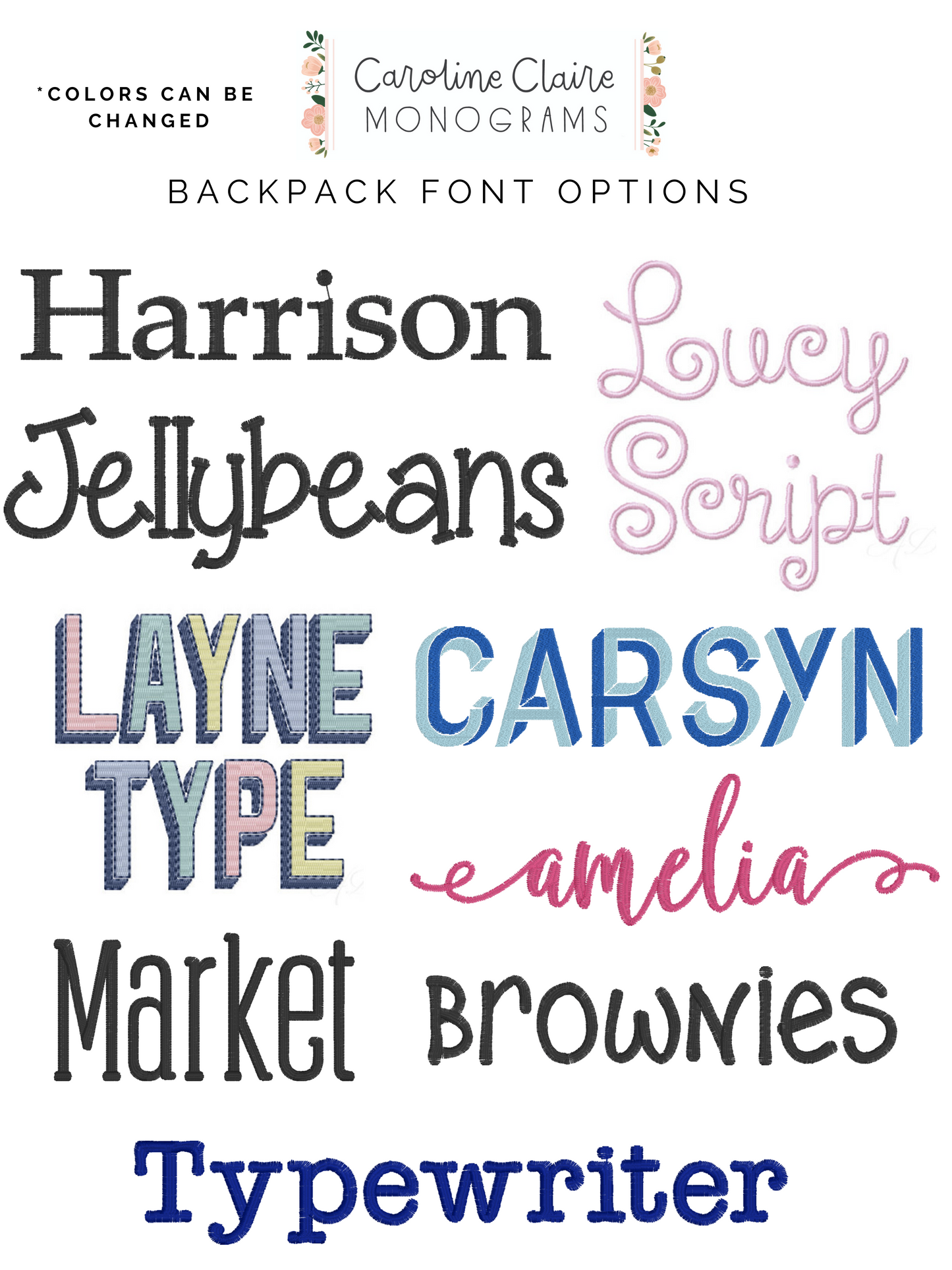 Personalized Seersucker Backpacks & Lunchboxes