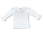 Load image into Gallery viewer, Girls Peter Pan Collar Shirt
