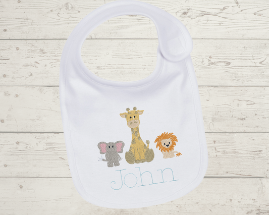 Boys Jungle Animal Layette Set