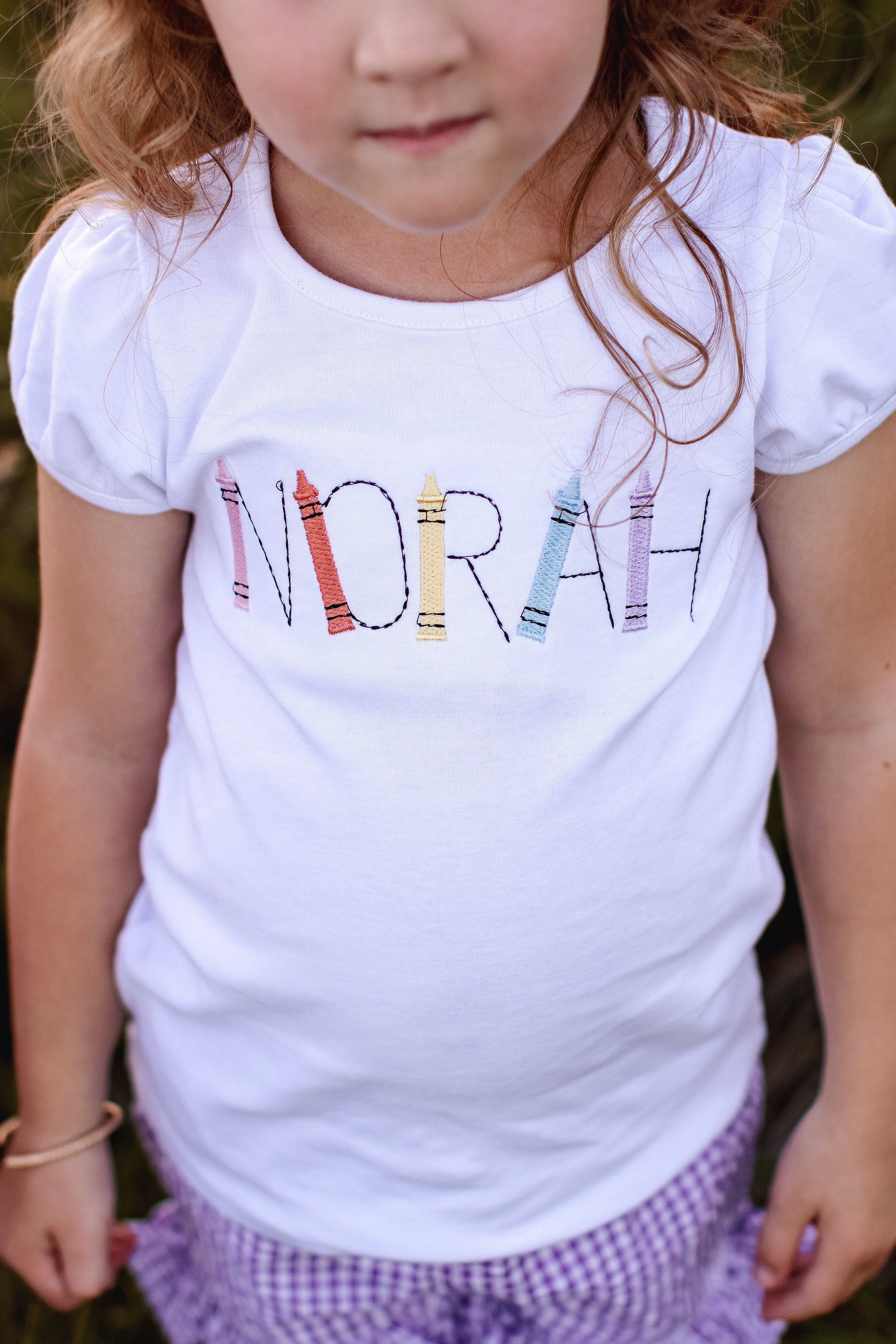 Crayon Font Shirt