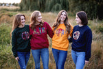 Load image into Gallery viewer, Women&#39;s Plaid Monogram Sweatshirt
