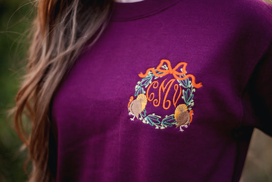 Turkey Monogram Sweatshirt
