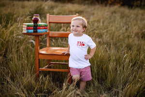 Monogrammed Apple Tee