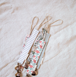 Personalized Fabric Pacifier Clip