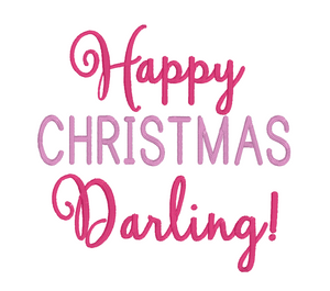 Happy Christmas Darling Design