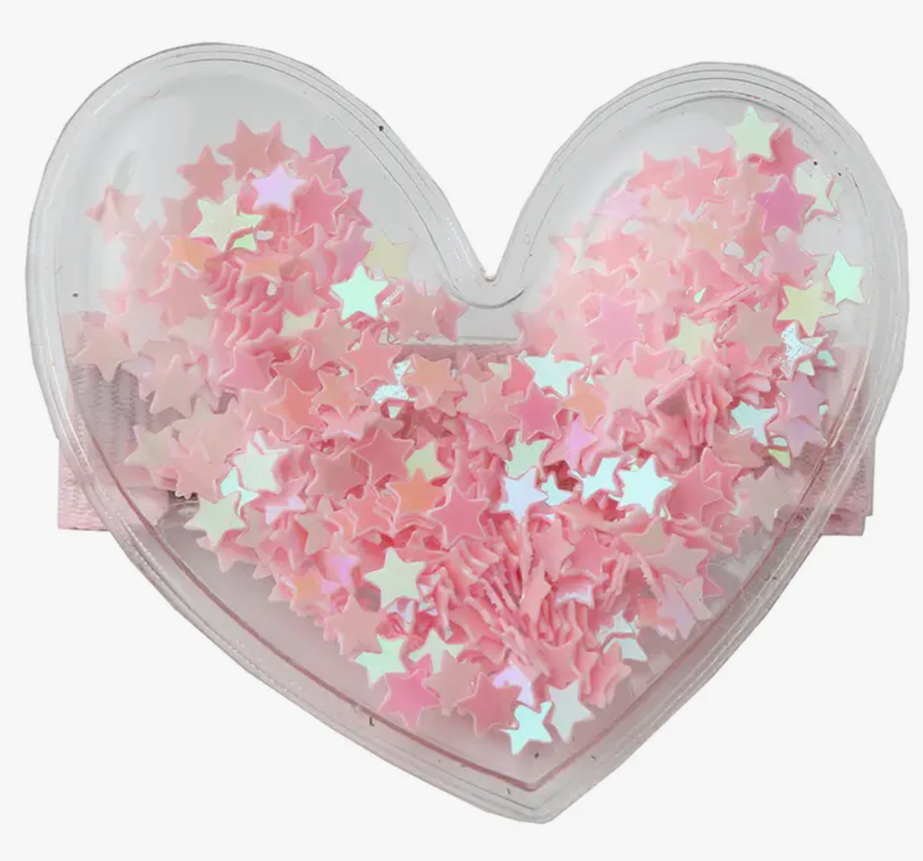 Confetti Heart Hair Clip