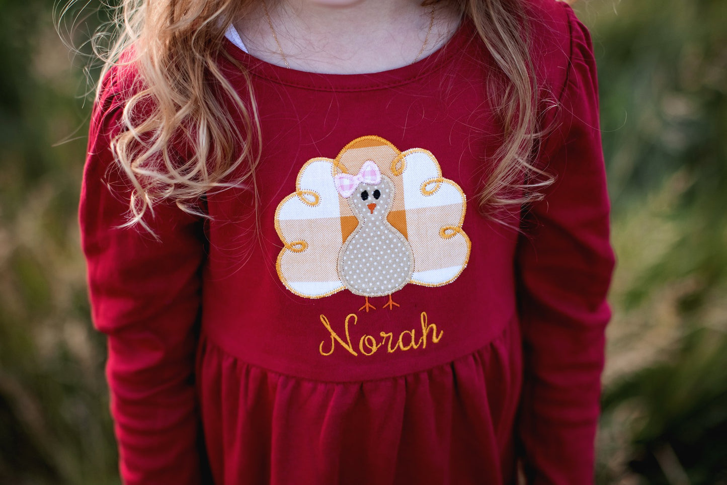 Girls Thanksgiving  Turkey Dress