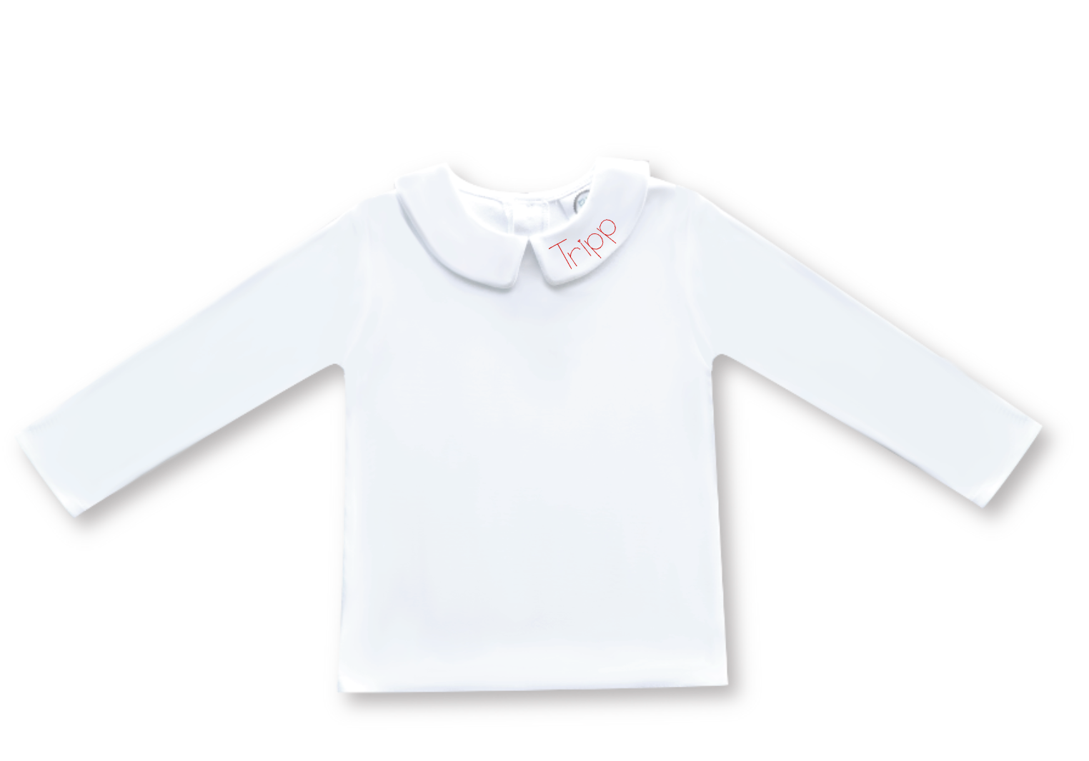 Boys (Unisex) Long Sleeve Peter Pan Collar Shirt