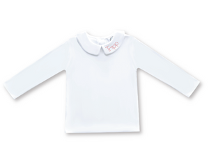 Boys (Unisex) Long Sleeve Peter Pan Collar Shirt