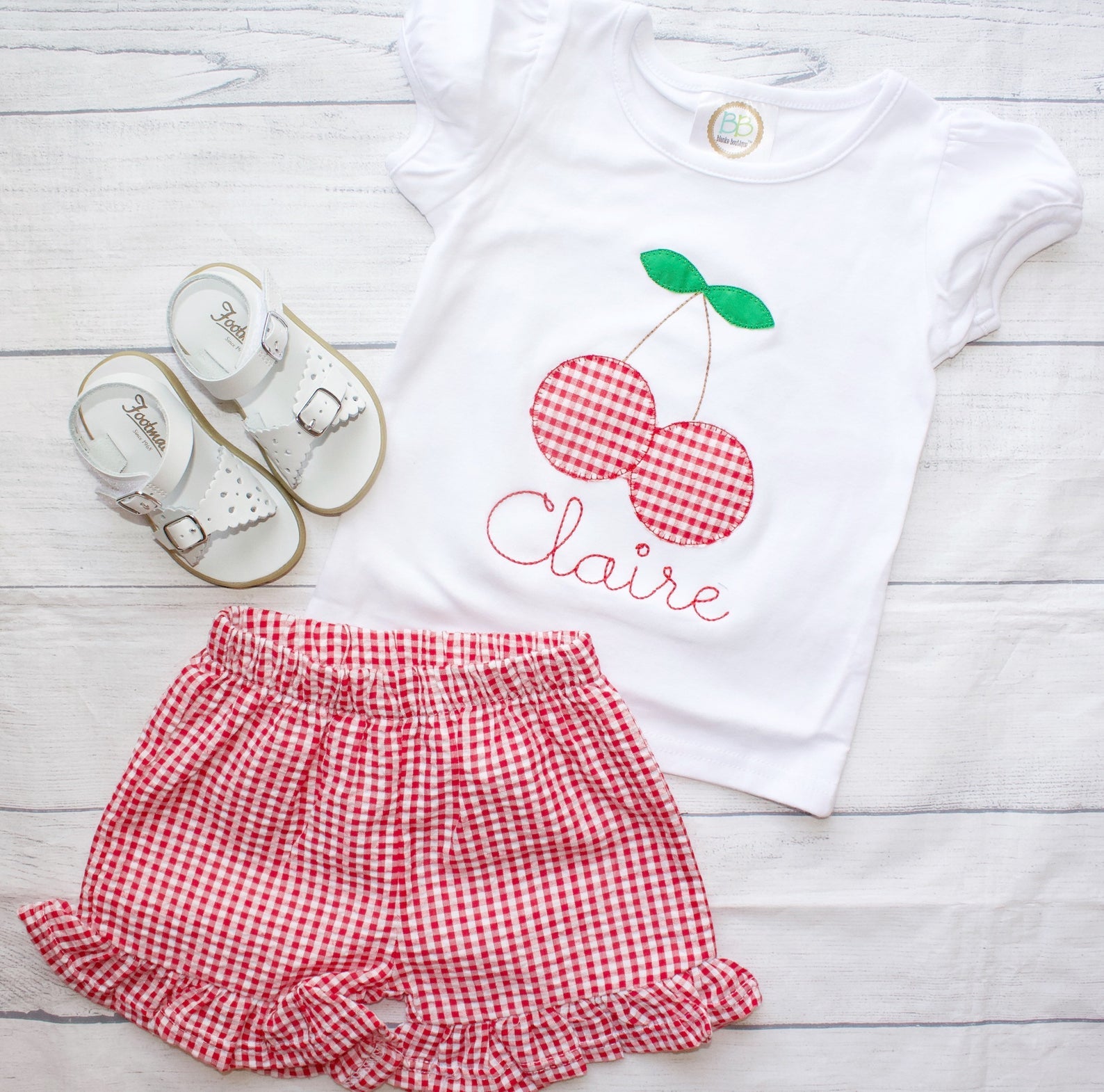 Girls Cherry Short Set