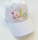 Load image into Gallery viewer, Girls Pastel Rainbow Hat
