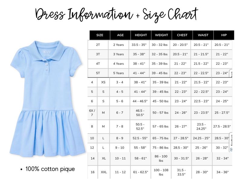 Girls Tennis or Golf Dress