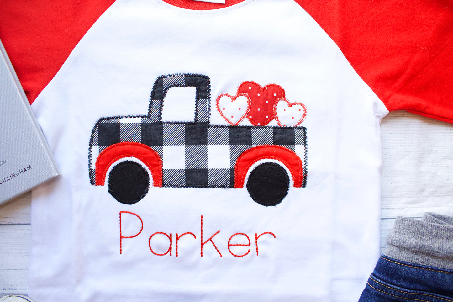 Boys Valentine's Truck Shirt