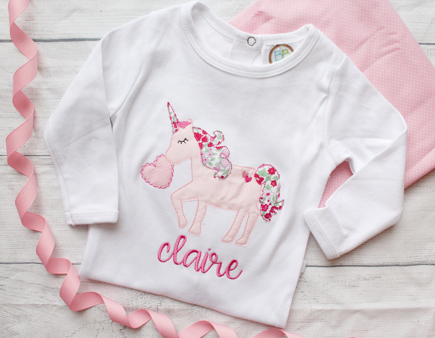 Girl's Valentine's Day Unicorn Shirt