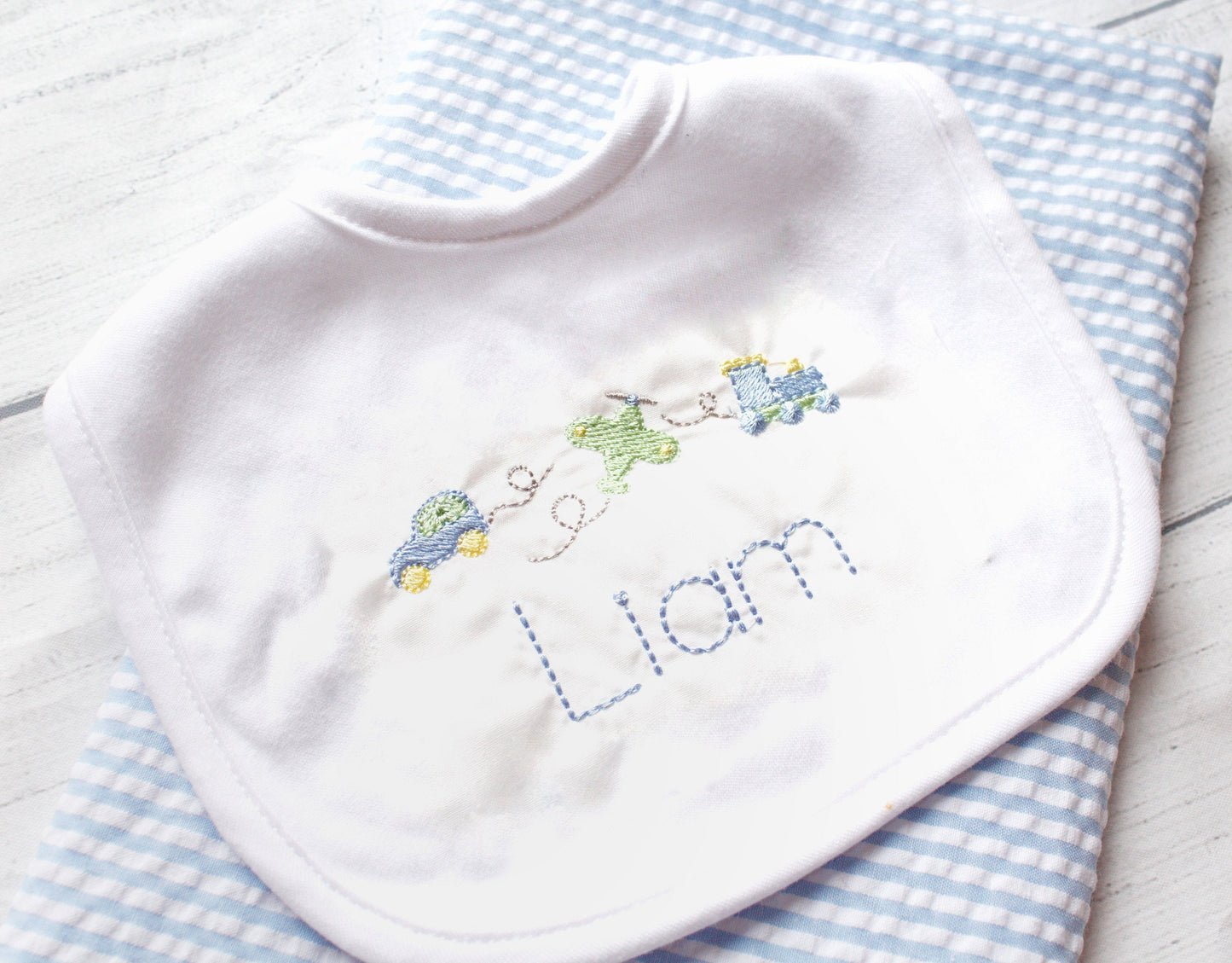 Planes & Trains Layette Set