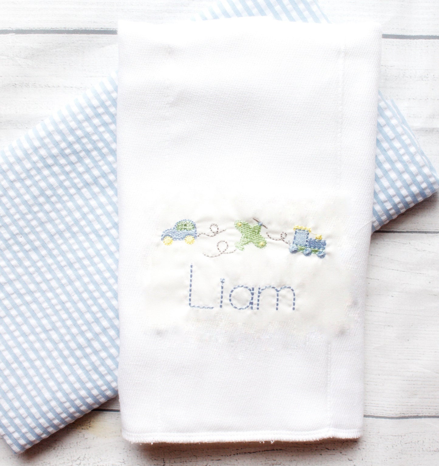 Planes & Trains Layette Set