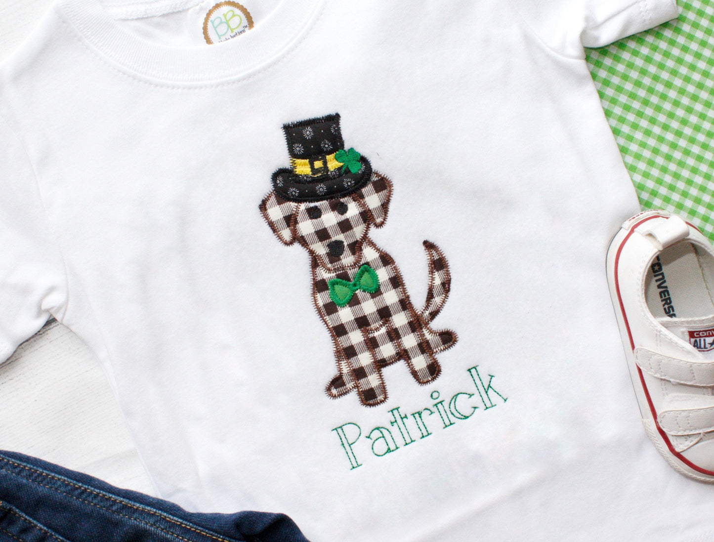 Boys St Patricks Day Dog Shirt