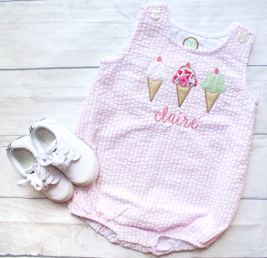 Seersucker Ice Cream Sun Bubble