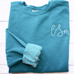 Load image into Gallery viewer, Women&#39;s Monogrammed Comfort Colors Sweatshirt
