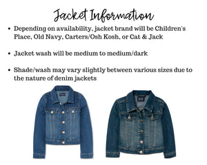 Girls Personalized Jean Jacket