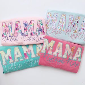 Personalized Mama Shirt